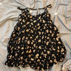 Brandy Melville sunflower flowy dress